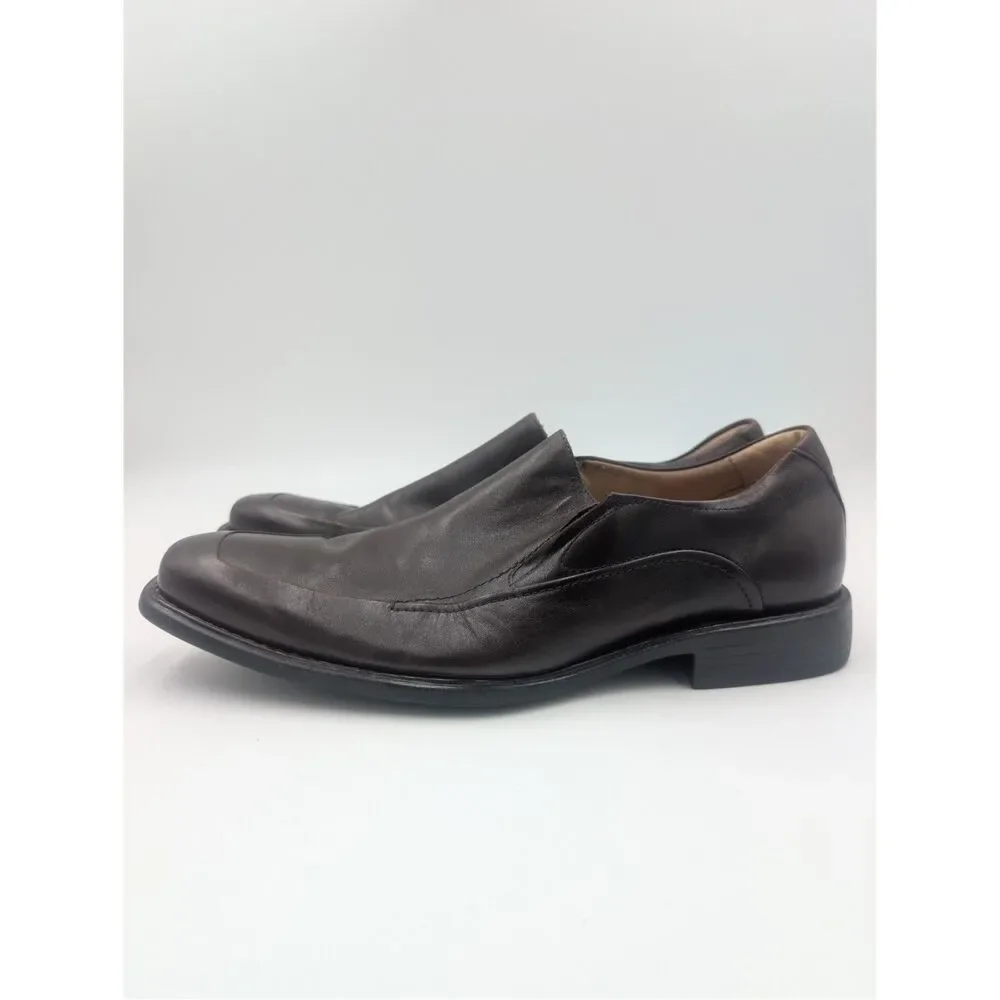 Johnston & Murphy Men's 11M Black Leather Slip-On Dress Shoes